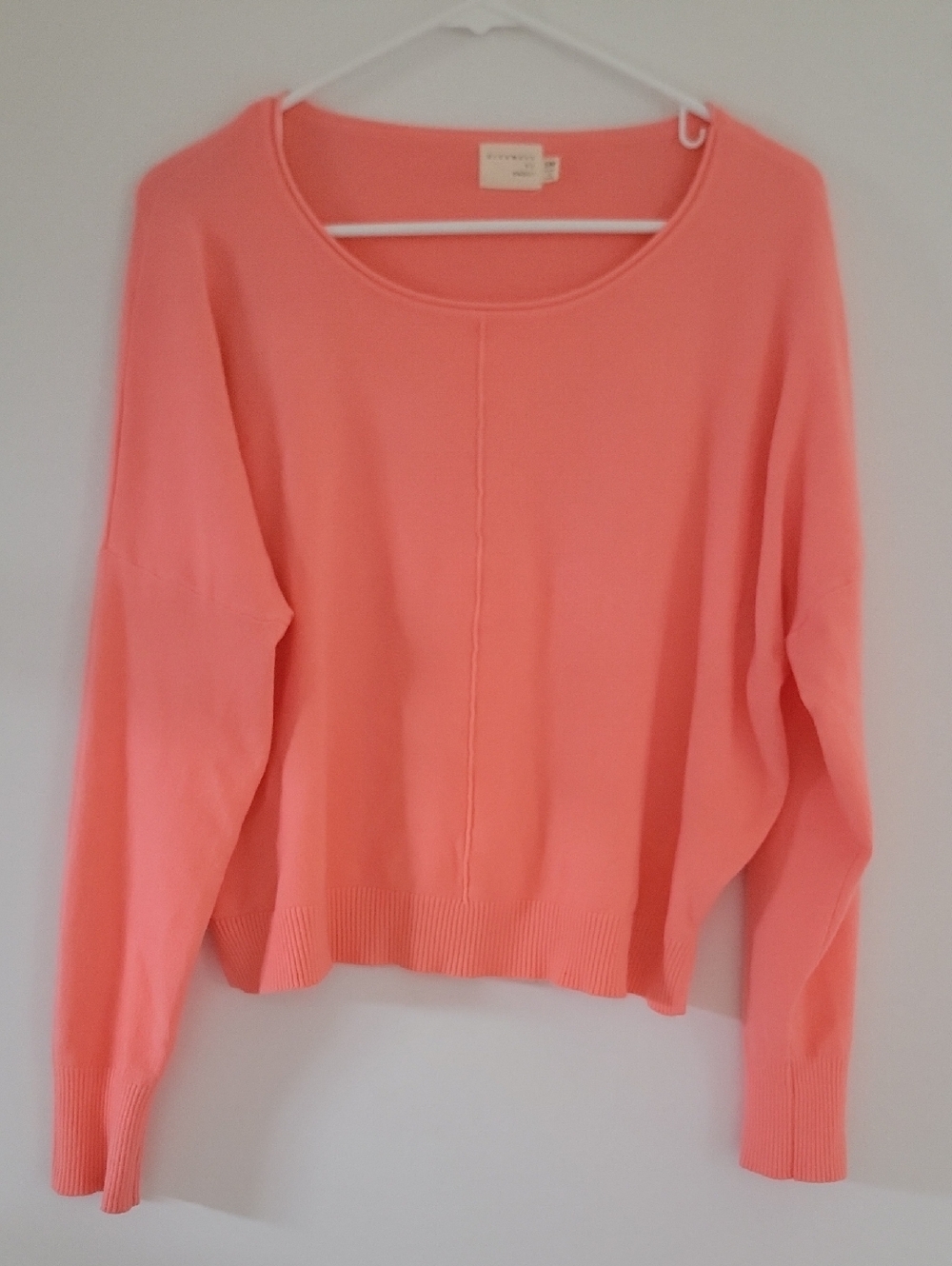 dreamers by debut Women's Coral Pink Lightweight Sweater Small / Medium
